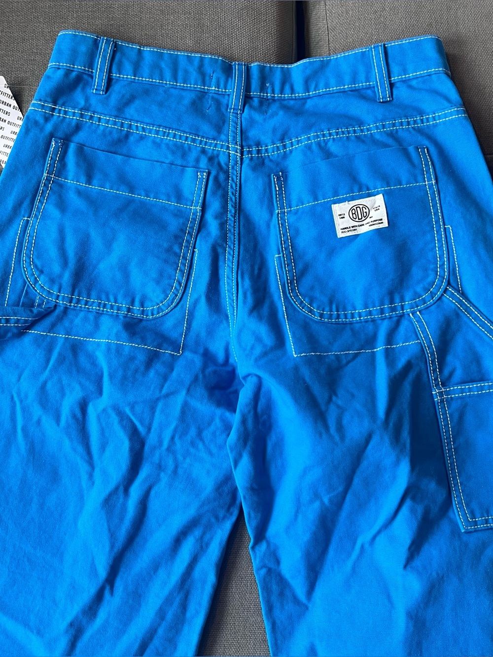 NWT BDG Carpenter Pants Bright Blue 26 - Picture 12 of 12